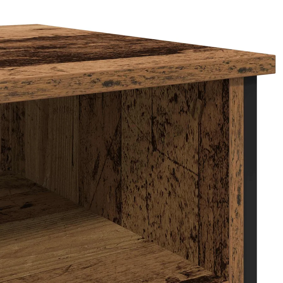 Cabinet de chevet Bois ancien 40 x 42 x 60 cm Bois d'ingénierie - 8