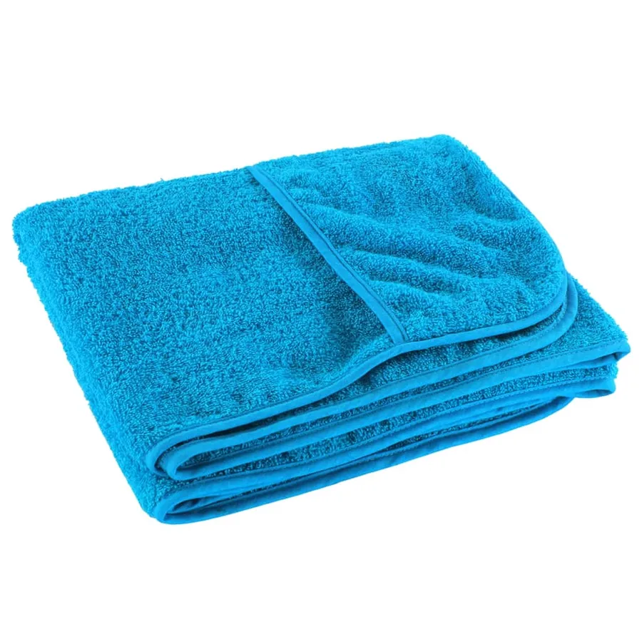 Serviettes de plage 2 pcs turquoise 75x200 cm tissu 400 GSM - 5