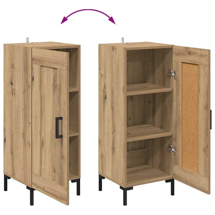 Buffet Olden Chêne artisanal 34,5 x 34 x 90 cm - 12