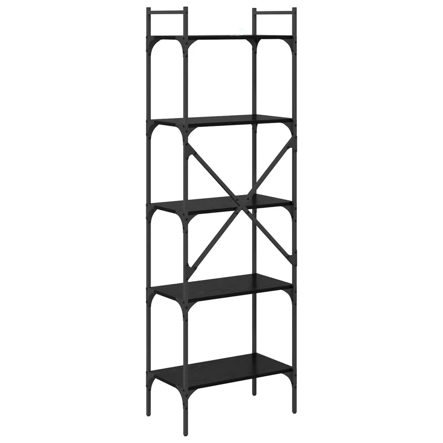 Bibliothèque Chêne noir 56 x 32 x 174 cm Bois d'ingénierie - 7