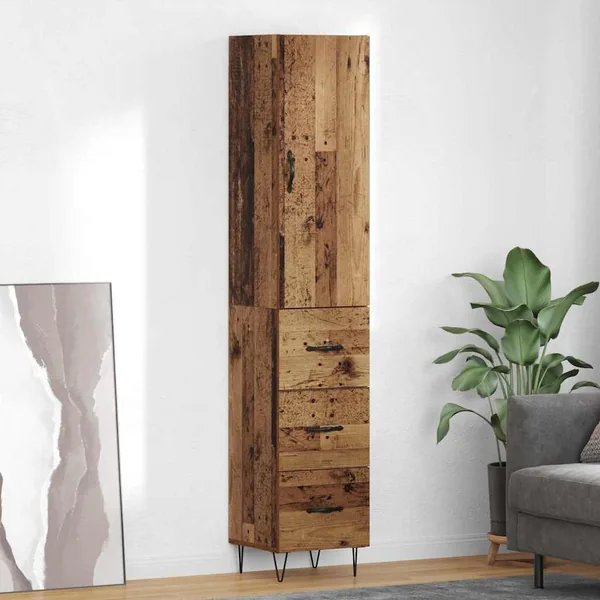 Haut Armoire Bois Ancien 34,5 x 34 x 90 cm Bois d'ingénierie