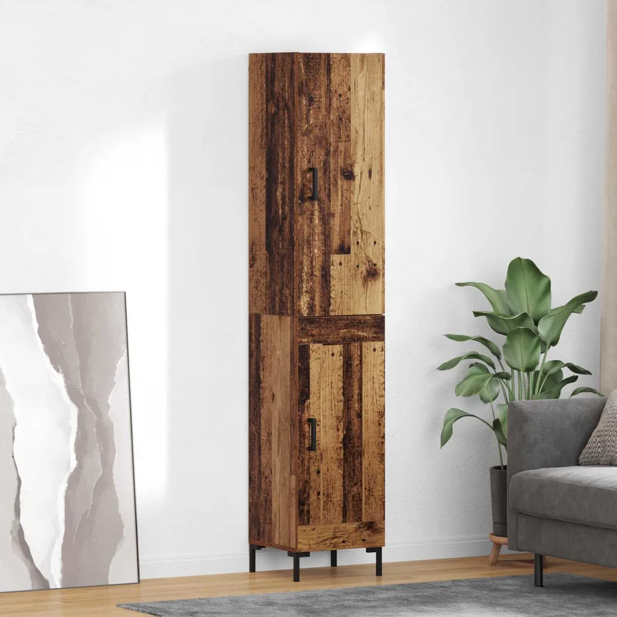 Haut Armoire Bois Ancien 69,5 x 34 x 180 cm Bois d'ingénierie