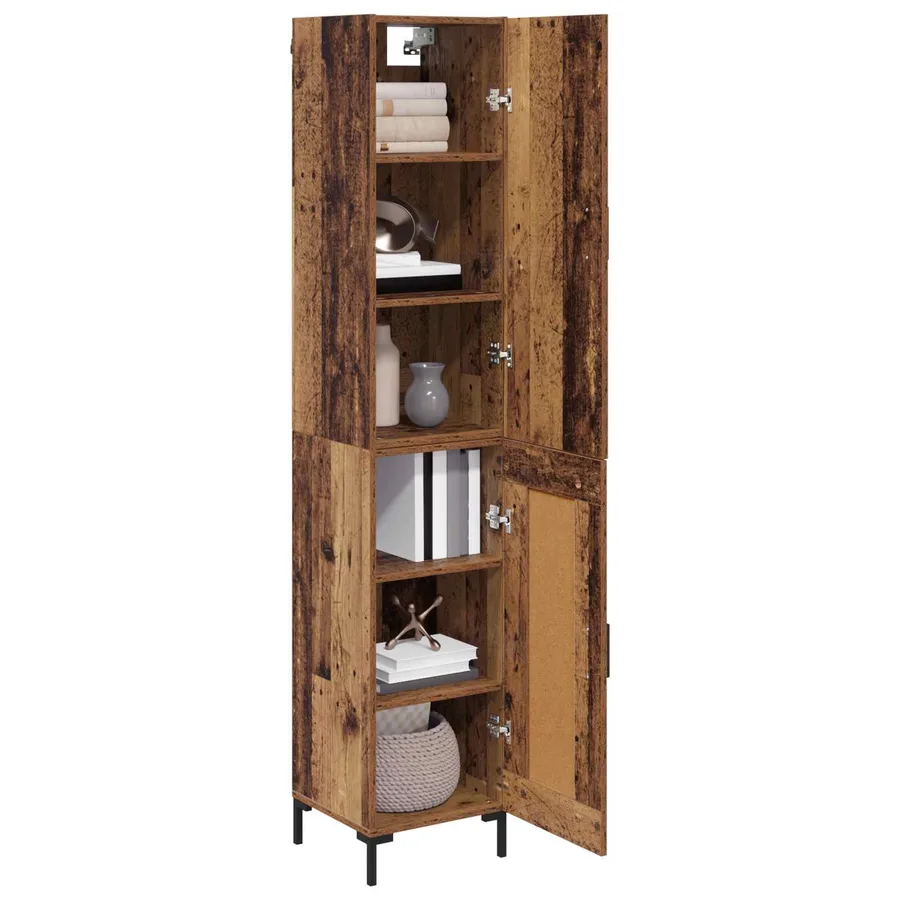 Haut Armoire Bois Ancien 69,5 x 34 x 180 cm Bois d'ingénierie - 3
