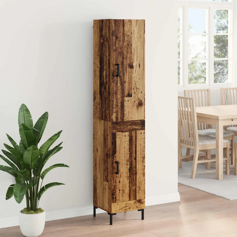 Haut Armoire Bois Ancien 69,5 x 34 x 180 cm Bois d'ingénierie - 4