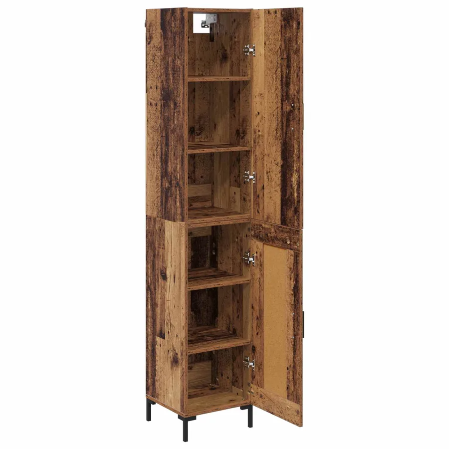Haut Armoire Bois Ancien 69,5 x 34 x 180 cm Bois d'ingénierie - 5