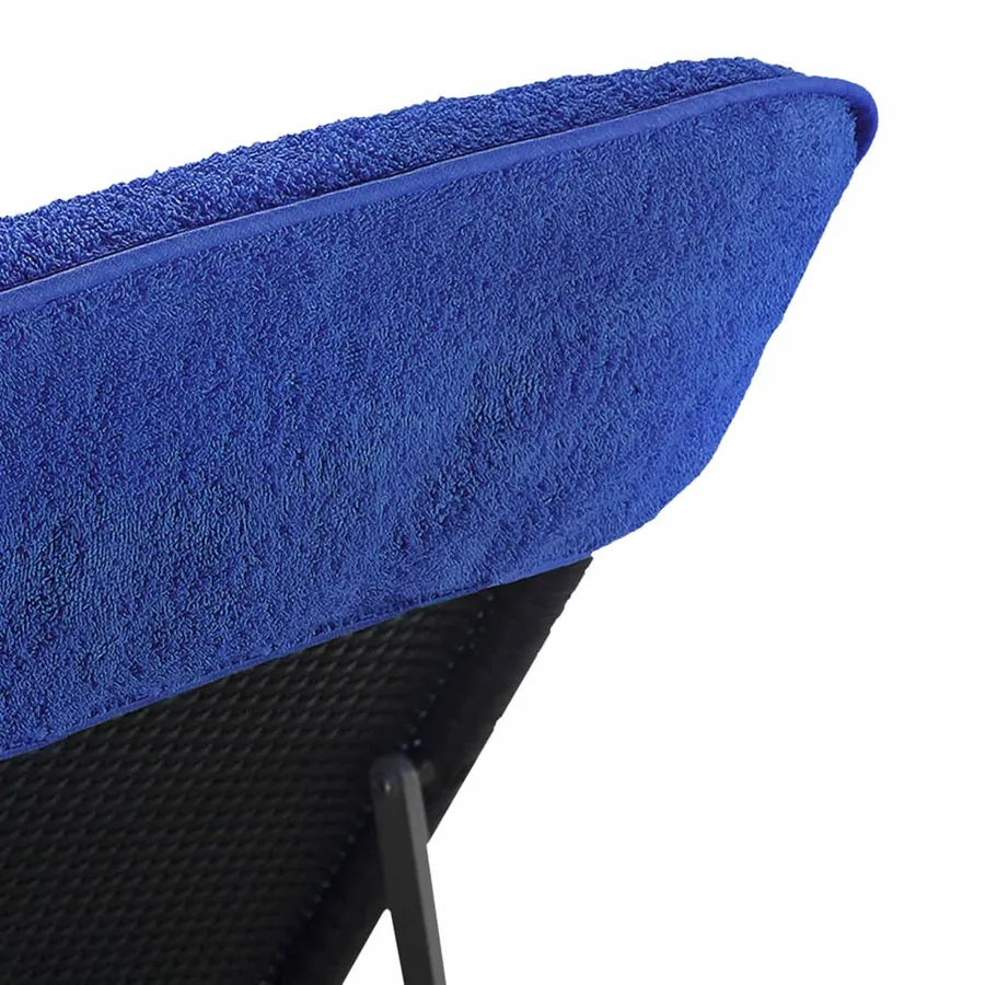 Serviettes de plage 2 pcs bleu royal 60x135 cm tissu 400 GSM - 6