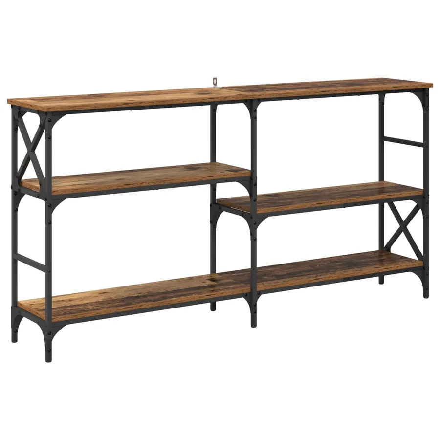 Table console Bois ancien 150 x 29 x 76,5 cm Bois d'ingénierie - 2
