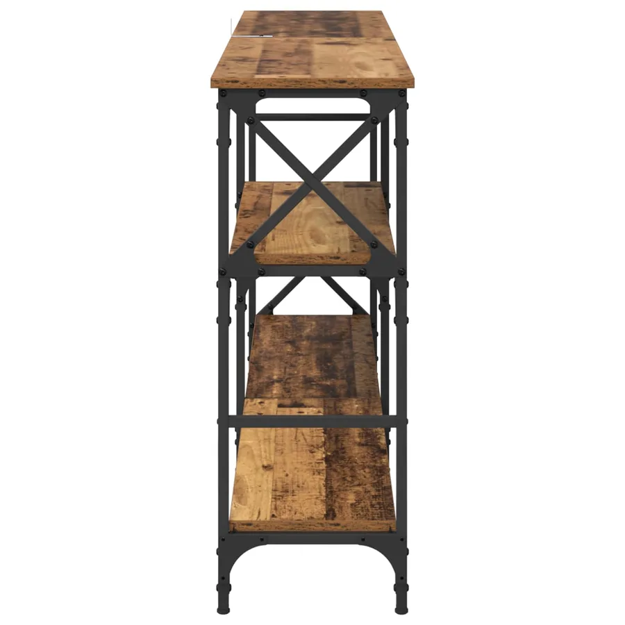 Table console Bois ancien 150 x 29 x 76,5 cm Bois d'ingénierie - 6