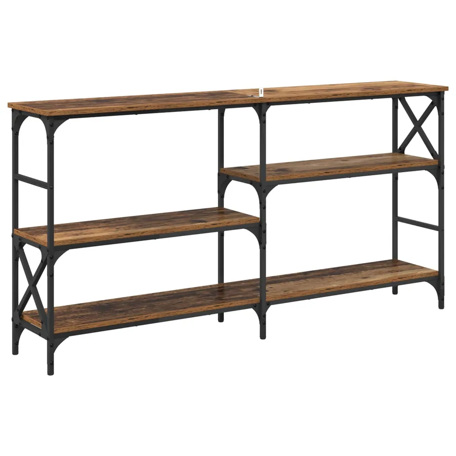 Table console Bois ancien 150 x 29 x 76,5 cm Bois d'ingénierie - 7