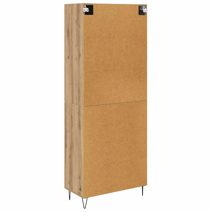 Haut Armoire Chêne artisanal 69,5 x 34 x 180 cm - 10