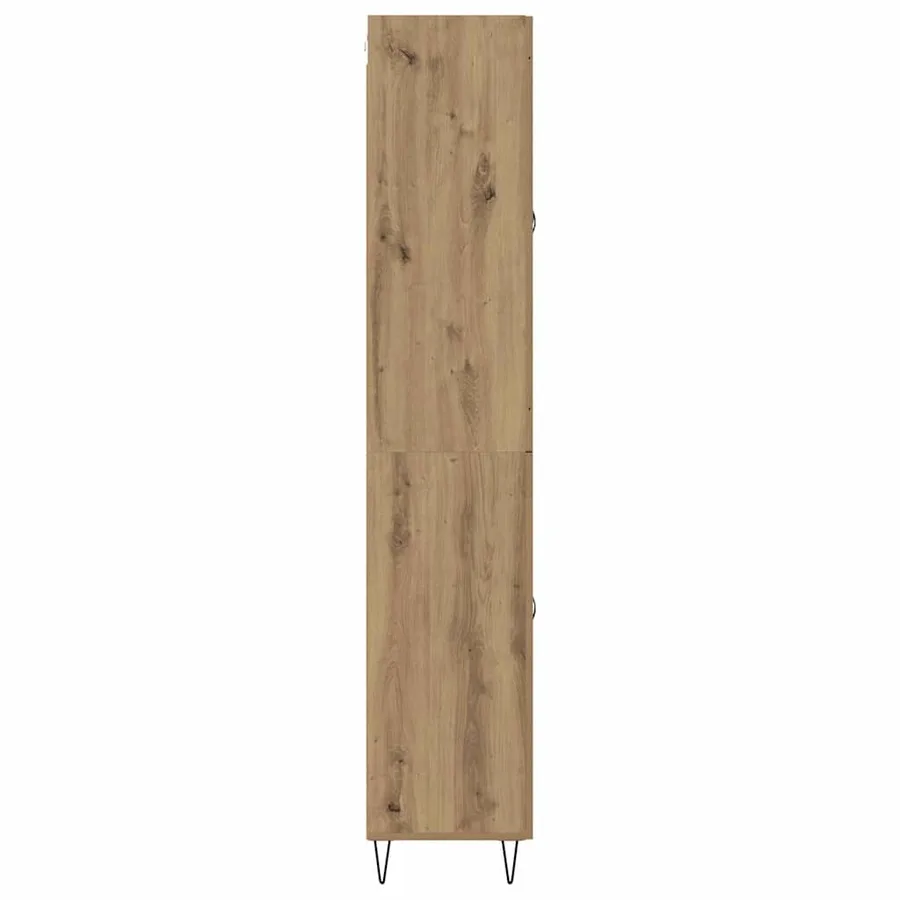 Haut Armoire Chêne artisanal 69,5 x 34 x 180 cm - 9