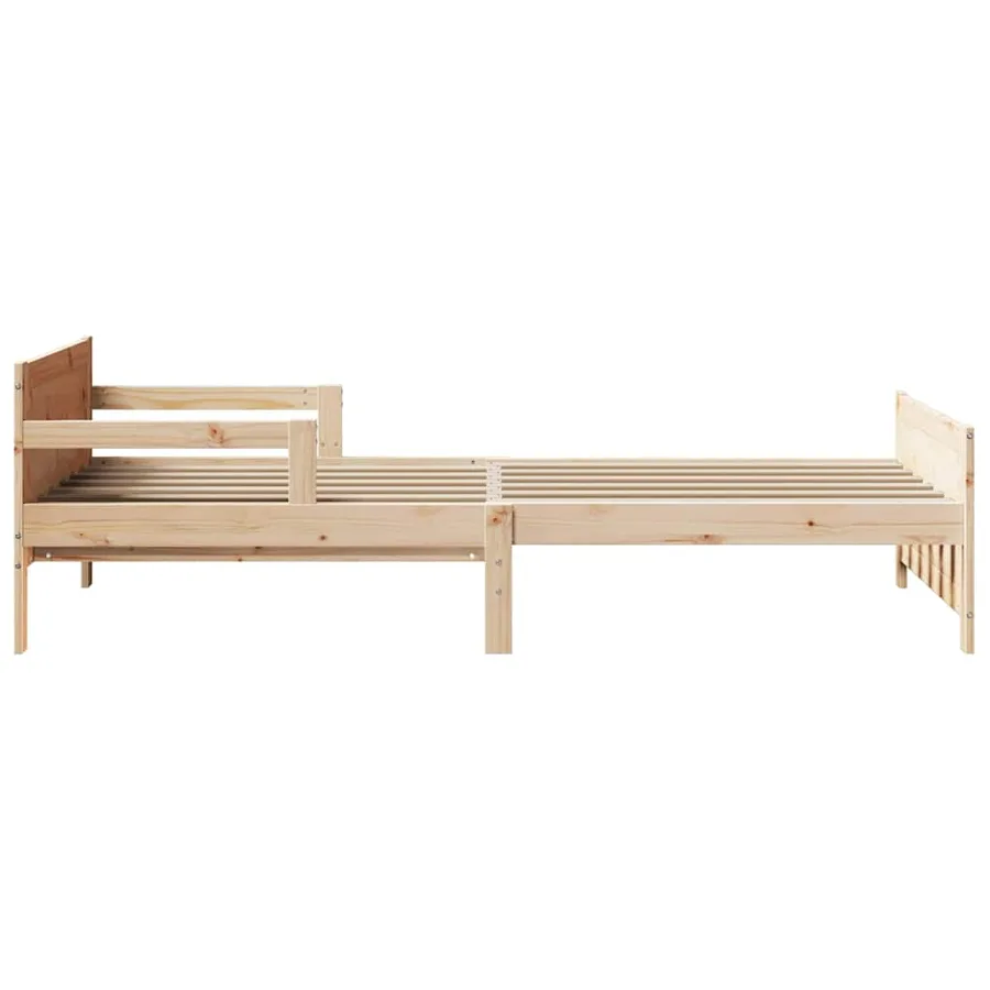 Cadre de lit Marron 80 x 200 cm Bois d'ingénierie - 6