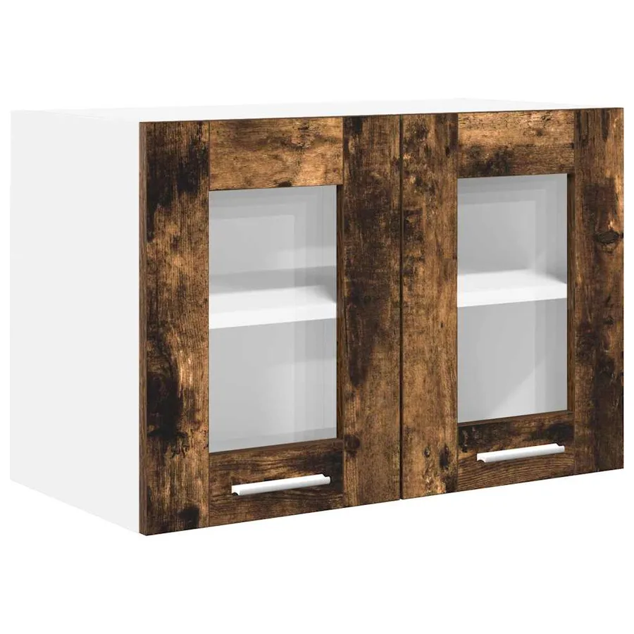 Armoire suspendue Chêne fumé 60 x 31 x 40 cm Bois d'ingénierie - 2