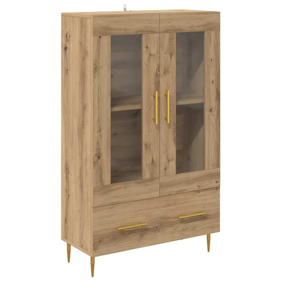 Haut Armoire Chêne artisanal 69,5 x 31 x 115 cm - 2