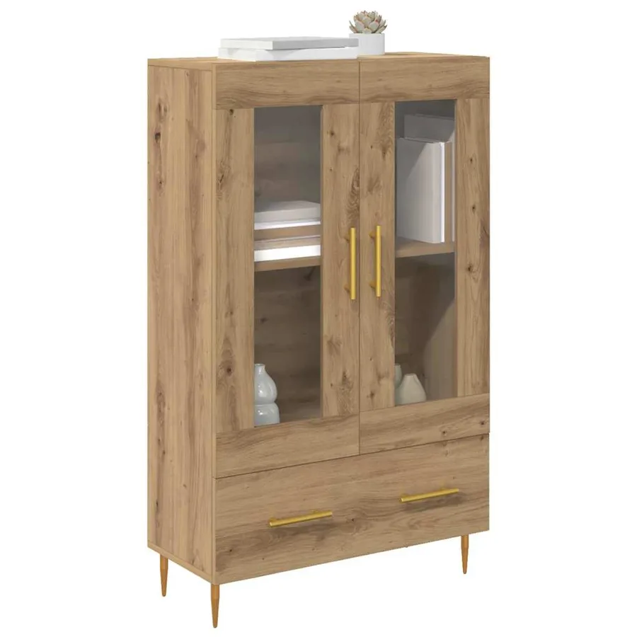 Haut Armoire Chêne artisanal 69,5 x 31 x 115 cm - 3