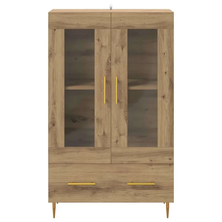 Haut Armoire Chêne artisanal 69,5 x 31 x 115 cm - 6