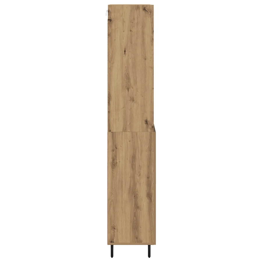 Haut Armoire 2 pcs Chêne artisanal 69,5 x 32,5 x 180 cm - 9