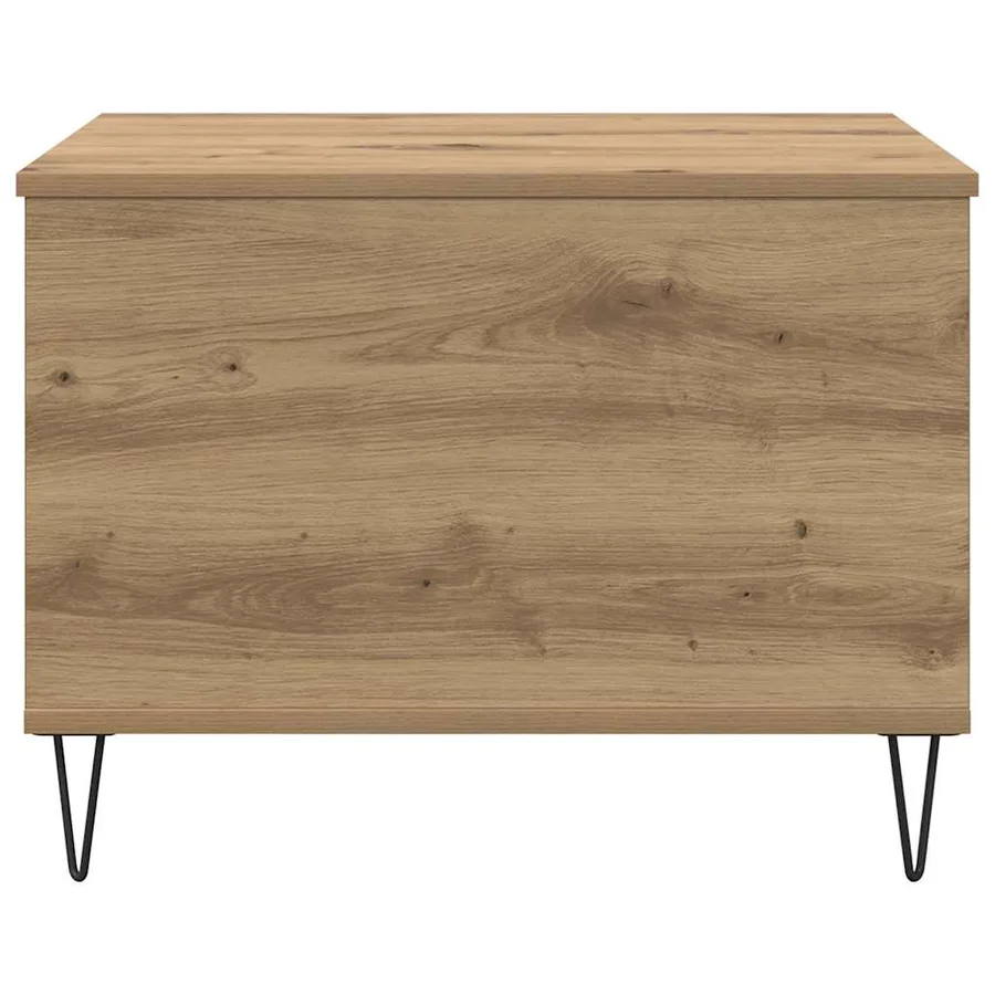 Table basse Chêne artisanal 60 x 44,5 x 45 cm Bois d'ingénierie - 6