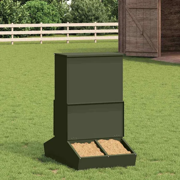 Distributeur de porcs Vert olive 82 x 51 x 91,5 cm