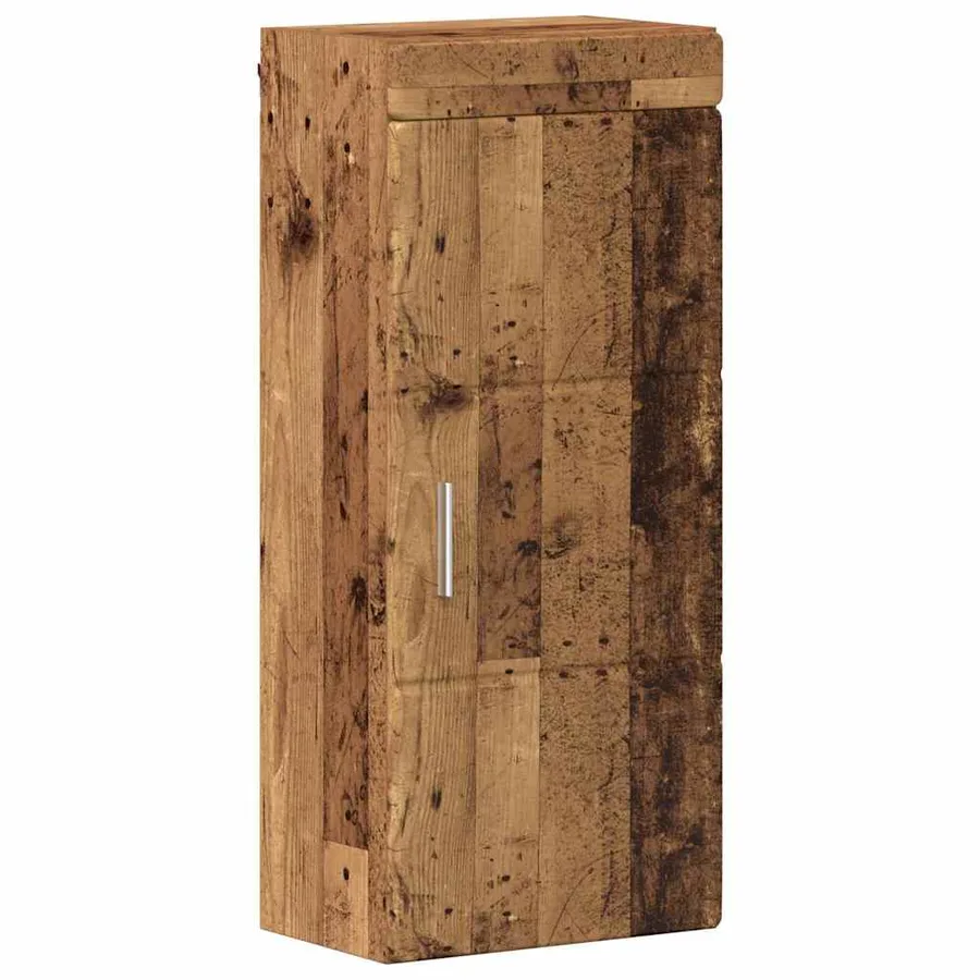 Armoire murale de salle de bain avec étagère TULUM Bois ancien - 2