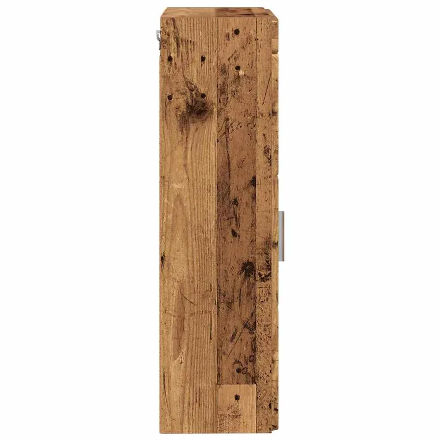 Armoire murale de salle de bain avec étagère TULUM Bois ancien - 7