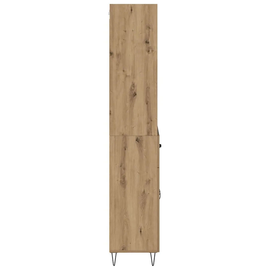 Haut Armoire 2 pcs Chêne artisanal 69,5 x 34 x 180 cm - 9
