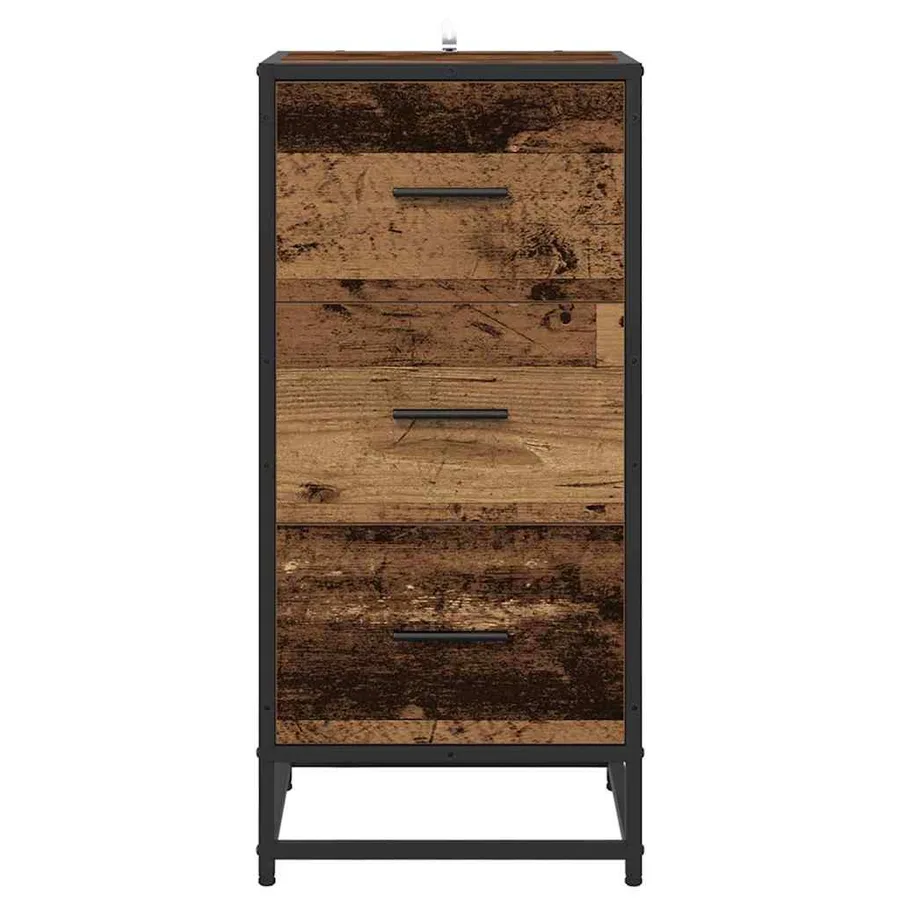 Buffet Bois ancien 35,5 x 35 x 76 cm - 6