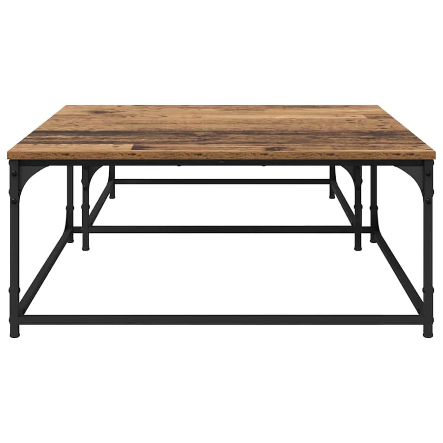 Table basse 2 pcs Bois Ancien Bois d'ingénierie - 6