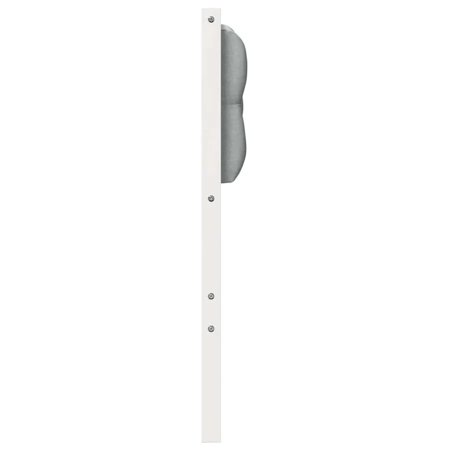 Tête de lit Autre Blanc et gris clair 90 cm Bois massif en pin - 5
