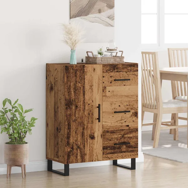 Buffet Bois Ancien 69,5 x 34 x 90 cm Bois d'ingénierie et fer