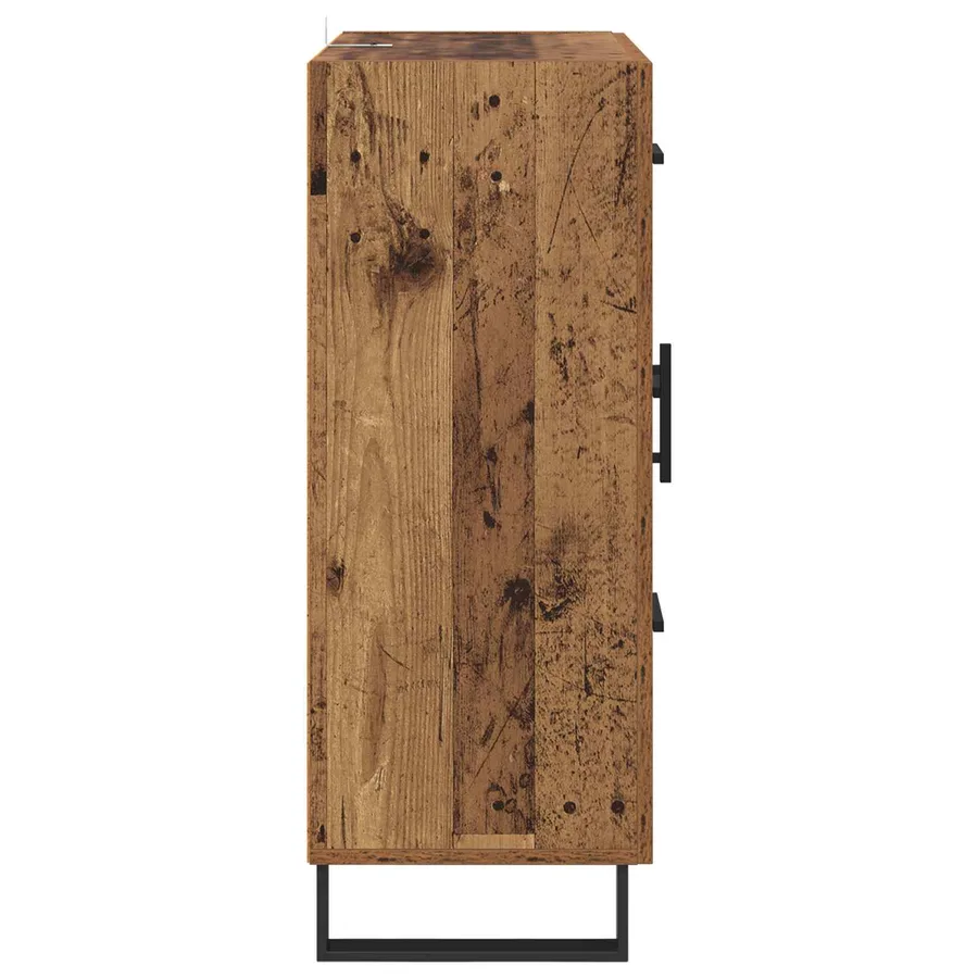 Buffet Bois Ancien 69,5 x 34 x 90 cm Bois d'ingénierie et fer - 7