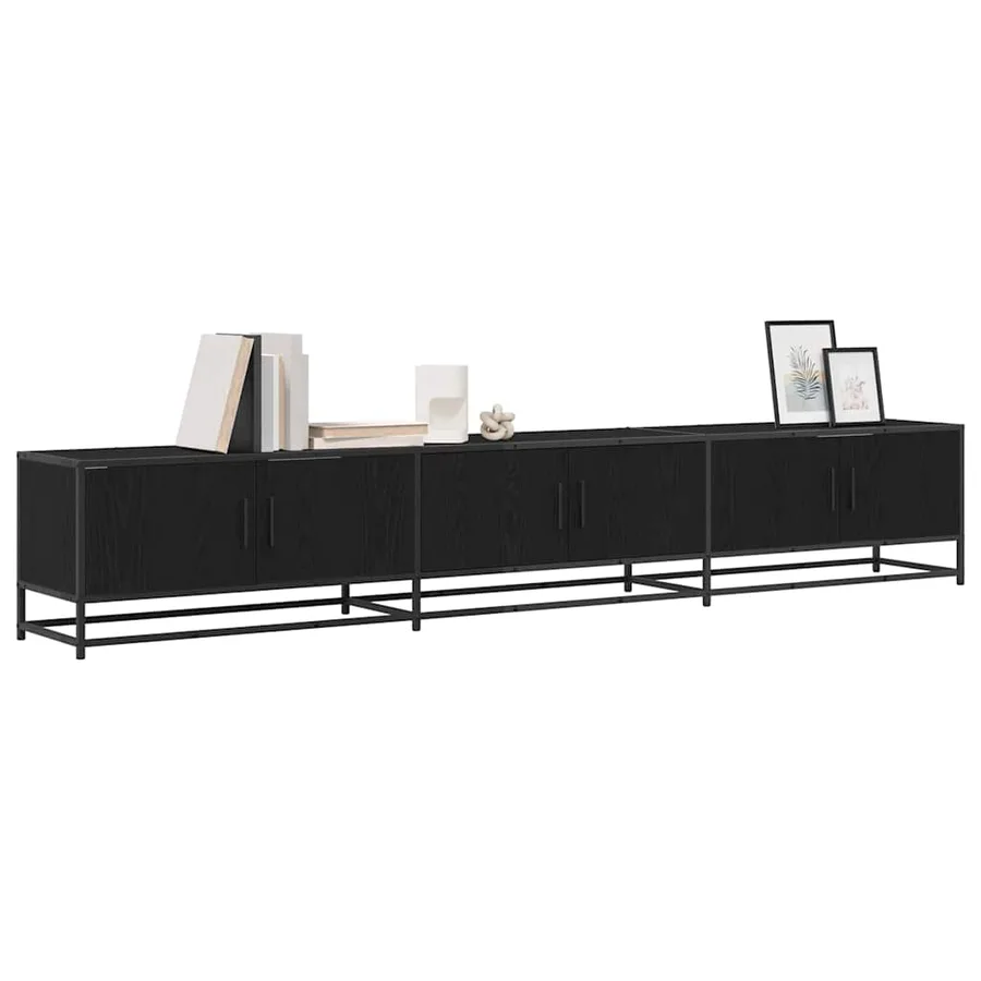 Unites TV 240 x 35 x 41 cm Chêne noir Bois d'ingénierie - 3