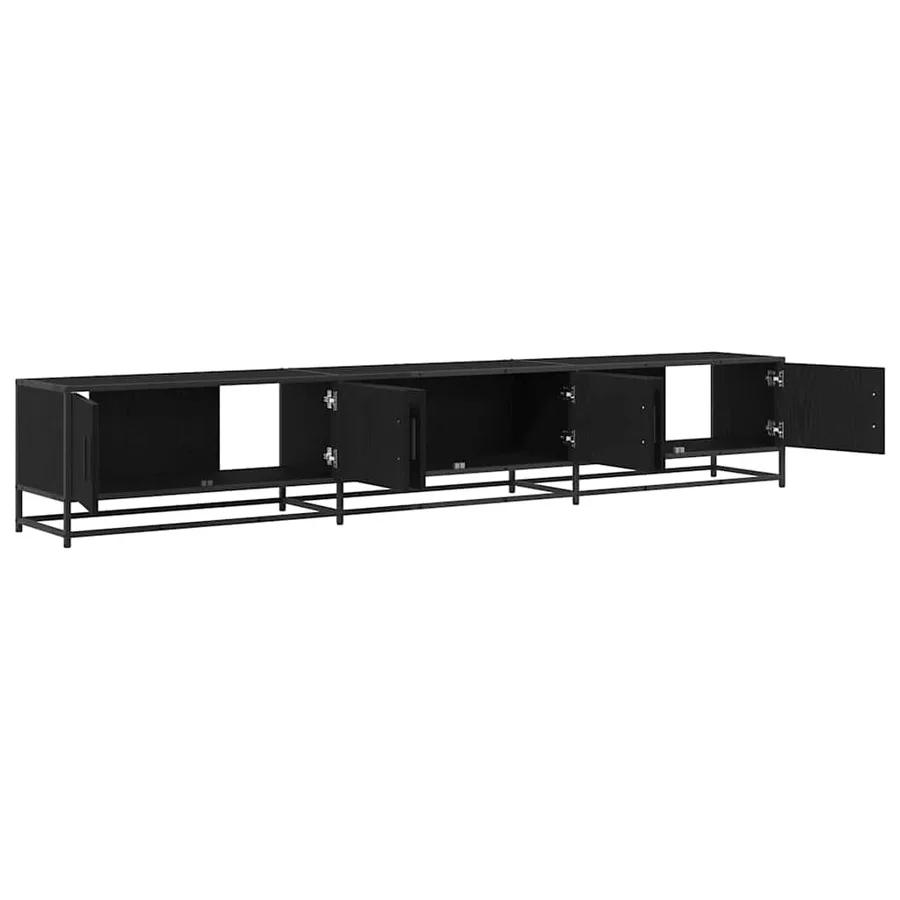 Unites TV 240 x 35 x 41 cm Chêne noir Bois d'ingénierie - 5