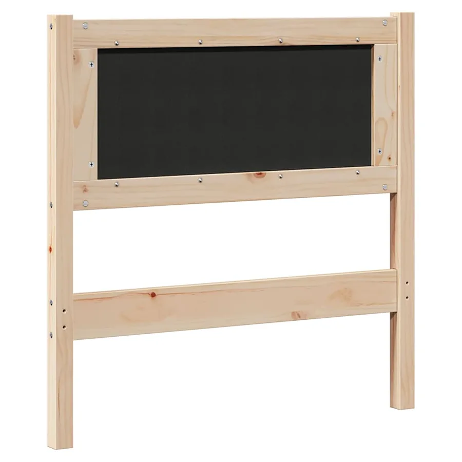 Tête de lit capitonnée avec tête de lit Marron 80 cm Pin massif - 6