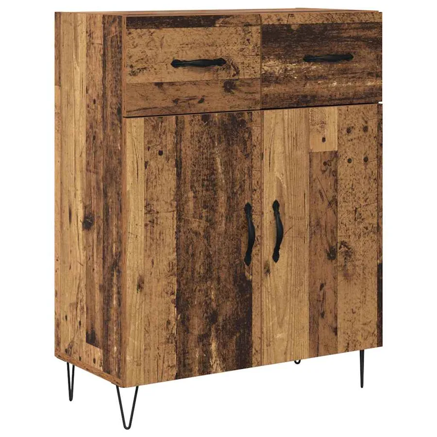 Haut Armoire Bois Ancien 69,5 x 34 x 180 cm Bois d'ingénierie - 6