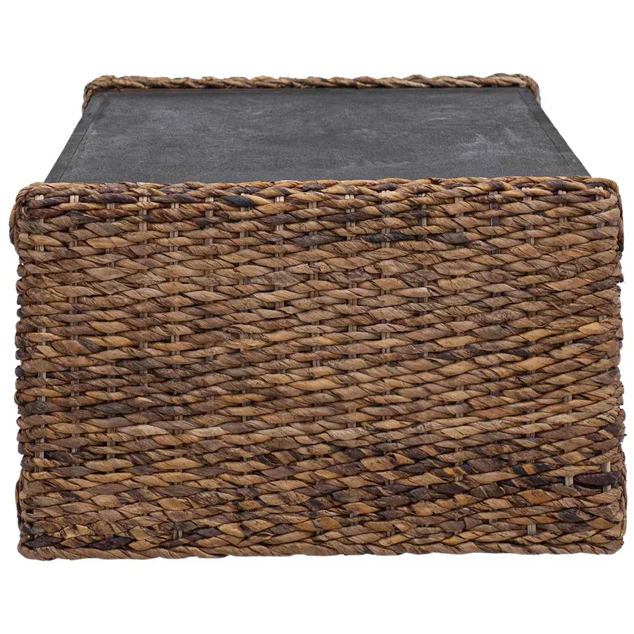 Table basse Naturel 110 x 55 x 35 cm Bois de Mahogany Massif - 5