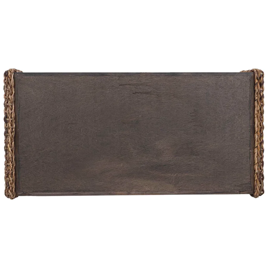 Table basse Naturel 110 x 55 x 35 cm Bois de Mahogany Massif - 7