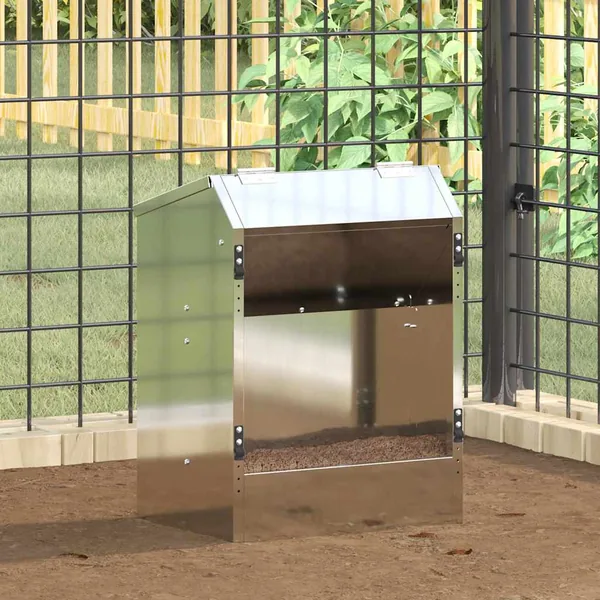 Distributeur pour lapins Argent 64.5 x 25.5 x 45.5 cm