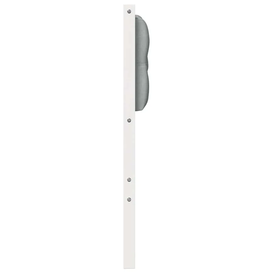 Tête de lit Autre Blanc et gris clair 80 cm Bois massif en pin - 5
