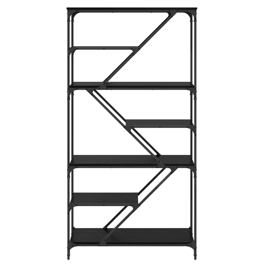 Étagère Chêne noir 91 x 36 x 176 cm Bois d'ingénierie - 5
