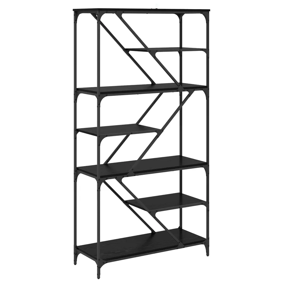 Étagère Chêne noir 91 x 36 x 176 cm Bois d'ingénierie - 7