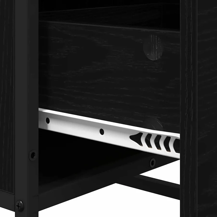 Buffet Chêne noir 35,5 x 35 x 76 cm - 9