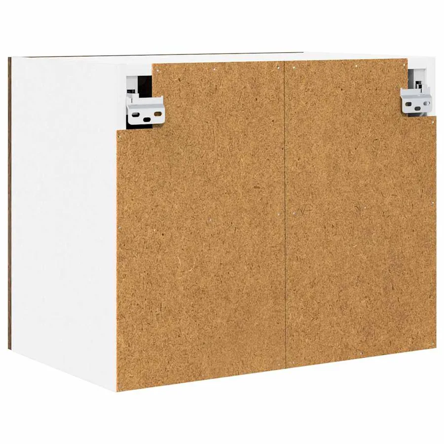 Armoire suspendue 2 pcs Chêne fumé et Blanc 50 x 31 x 40 cm - 9