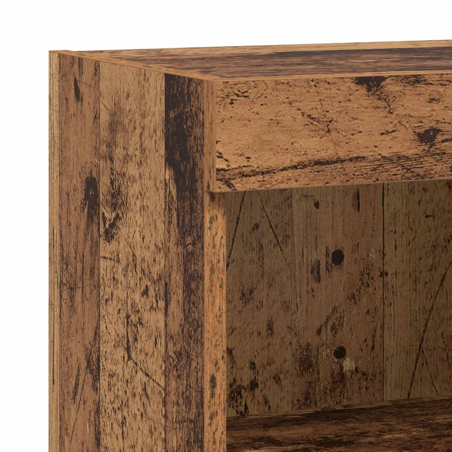 Meubles TV muraux 4 pcs Chêne artisanal Bois d'ingénierie - 10