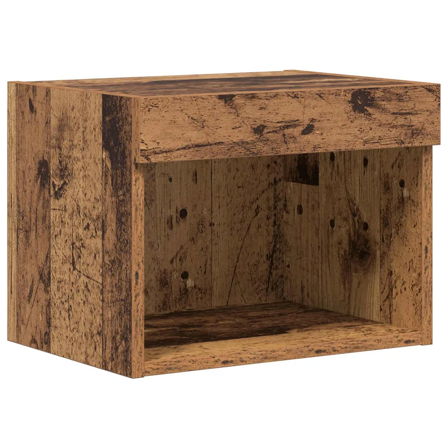 Meubles TV muraux 4 pcs Chêne artisanal Bois d'ingénierie - 7