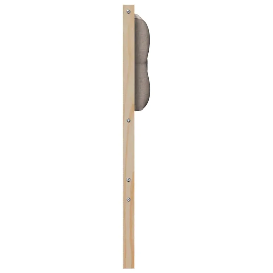 Tête de lit Autre Marron et taupe 140 cm Bois massif en pin - 5