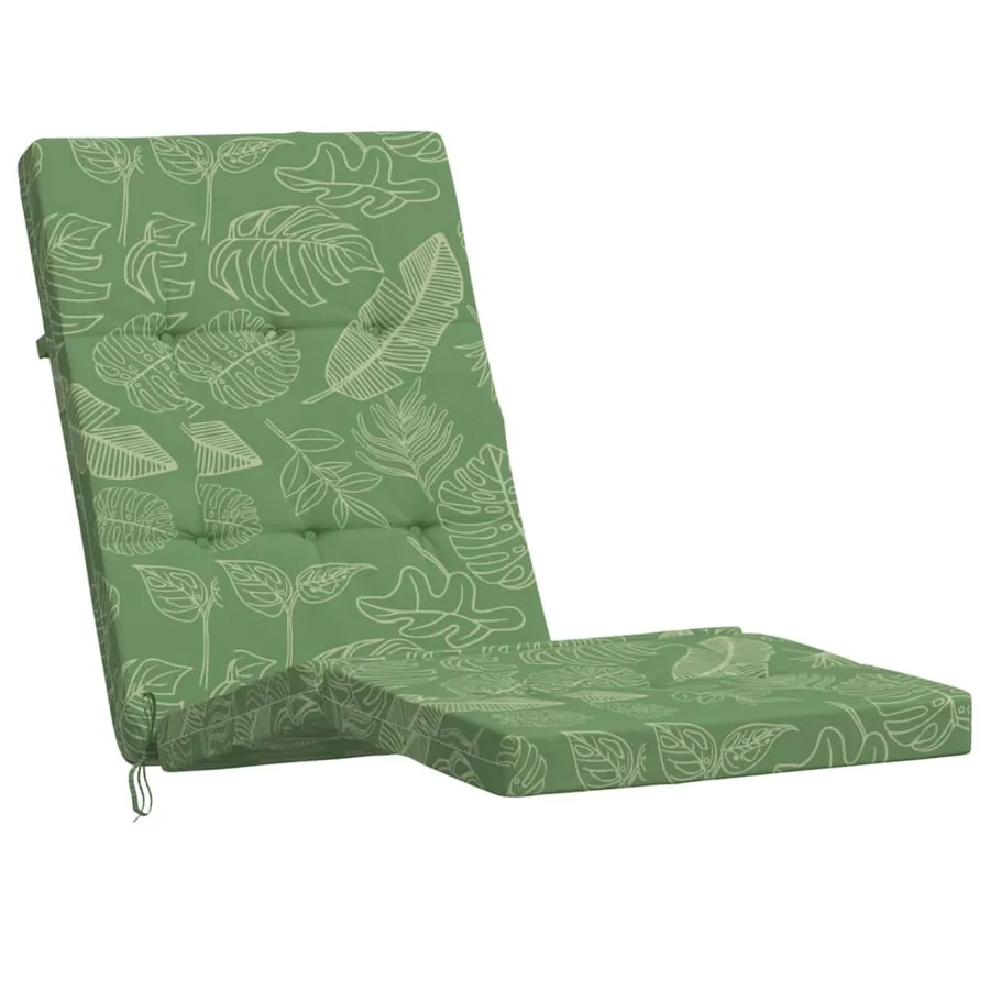 Coussins de chaise longue lot de 2 motif de feuilles - 4