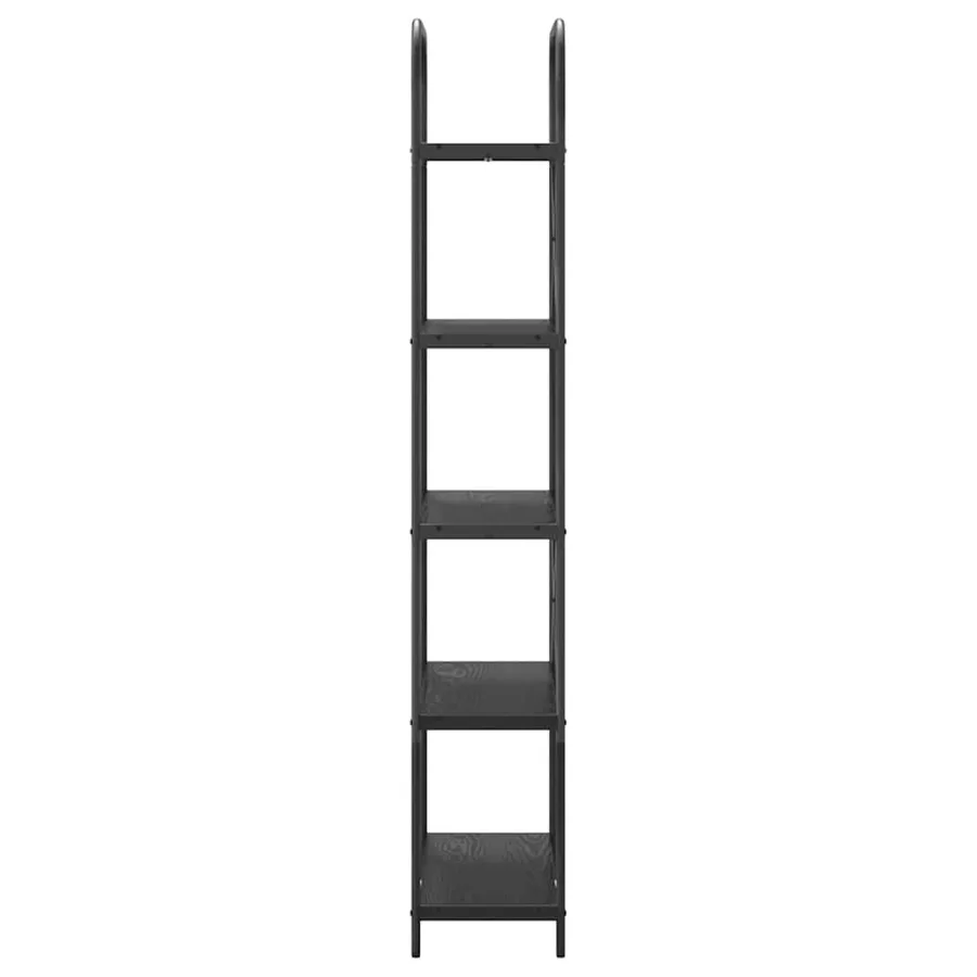 Étagère Chêne noir 80 x 30 x 183 cm Bois d'ingénierie - 6