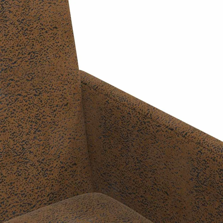 Chaises de Salle à Manger avec Roues 2 pcs Marron - 7