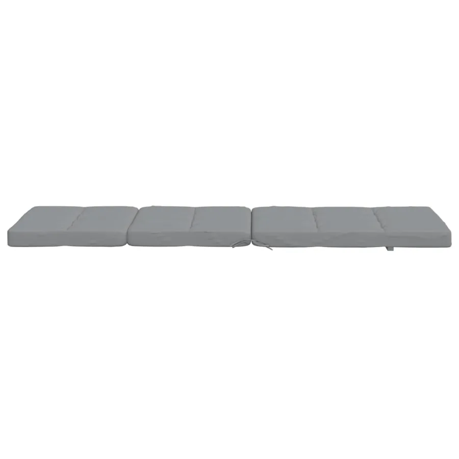 Coussins de chaise longue lot de 2 gris tissu oxford - 8
